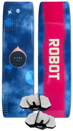 Robot Alpha Carbon Kiteboard with Airone FS Bindings
