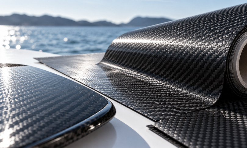 Carbon fibre weave material